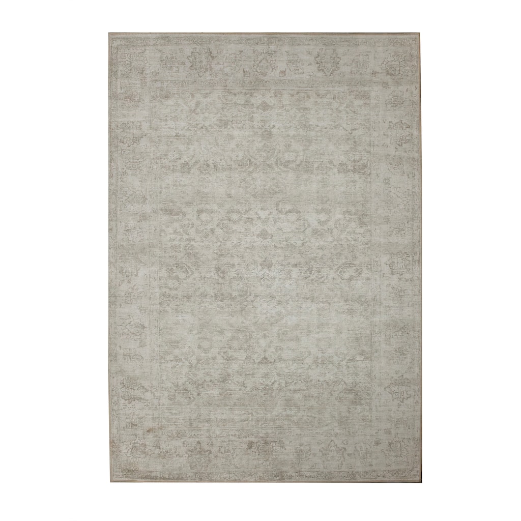 Chloe 5' x 7'3" ft Handwoven Indoor Rug, Taupe/Olive - 5' x 7'3" ft