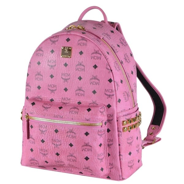 a pink backpack