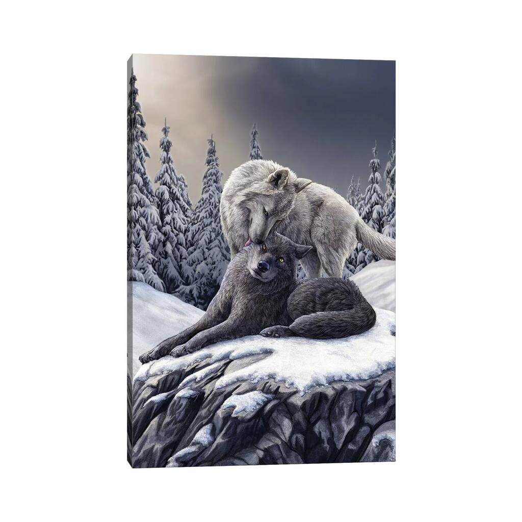 iCanvas "Snow Kisses" by Lisa Parker Canvas Print