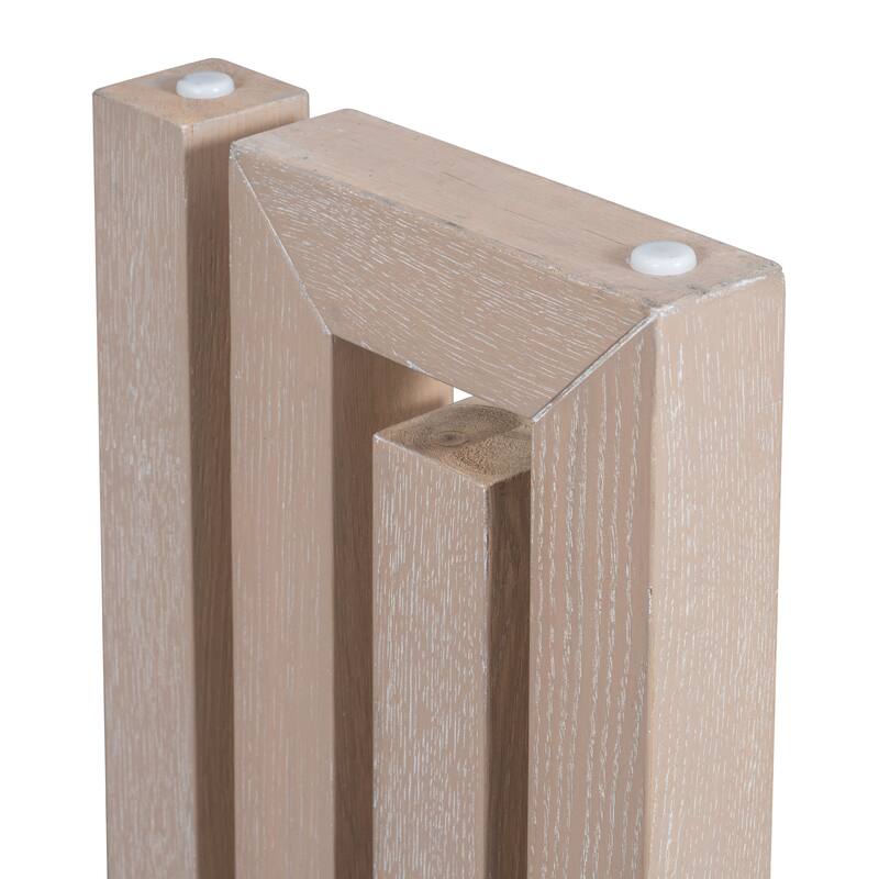 59" Modern Console Table with Distinctive Side Shapes for Entryway, Living Room