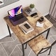 preview thumbnail 8 of 21, Dining Table Set, 3 Pcs Space Saving Kitchen Table with 2 Chairs - 29.1x29.1x30in