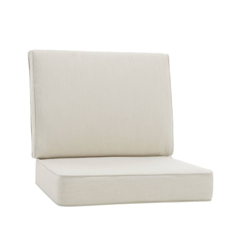 Outdoor 4.7" Thick Sunbrella Cushion Set with Back and Seat Cushions
