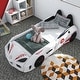preview thumbnail 17 of 40, La Vetta Modern Twin Kid Platform Car Bed with LED Lights and Handheld Remote by Furniture of America