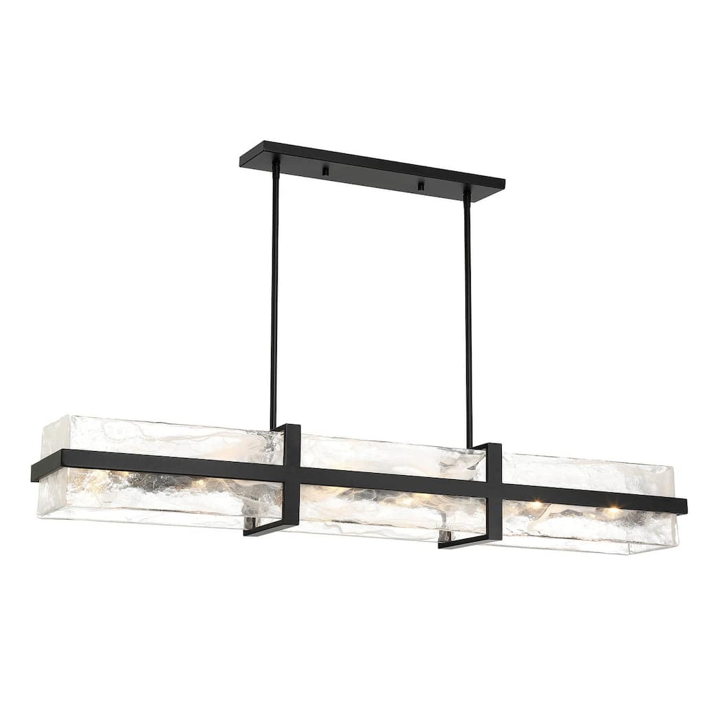 Minka Lavery 3617 Cloud Break 12 Light 48" Wide Linear Chandelier