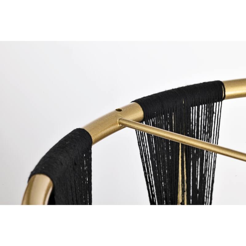 Mulus 13 Inch Glam Gold Finish Single Light Pendant