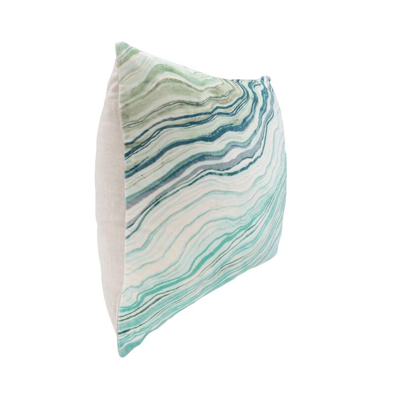 Villa by Classic Home Zircon Velvet Cotton Throw Pillow