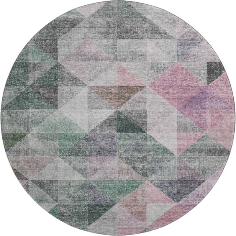 Premium Washable Super Soft Contemporary Mosaic Mayfield Rug