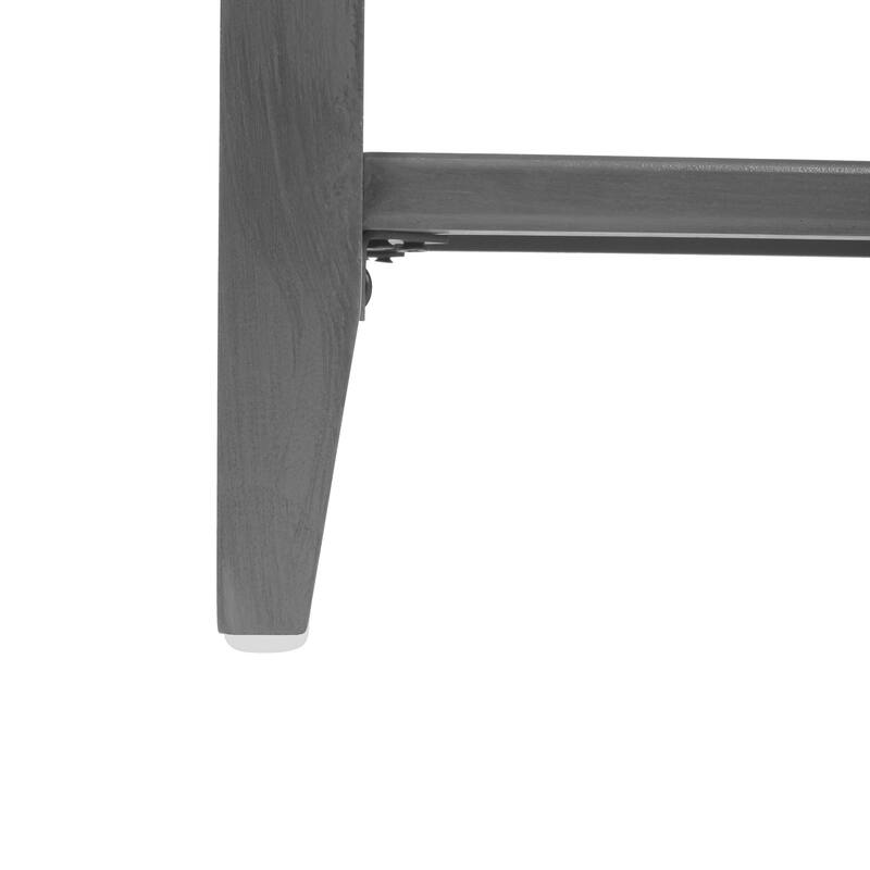 Rattan Haven Natural Style Wooden End Table with 2 Drawers and Open Storage Shelf