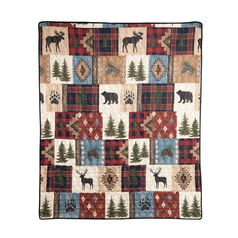 Your Lifestyle by Donna Sharp Woodland Patch Throw - Throw