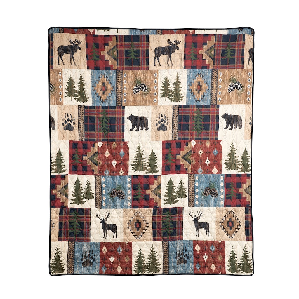 Your Lifestyle by Donna Sharp Woodland Patch Polyester Throw
