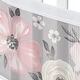 preview thumbnail 5 of 4, Sweet Jojo Designs + BreathableBaby Breathable Mesh Crib Liner Pad Grey Boho Floral Girl -Bohemian Shabby Chic Watercolor Flower