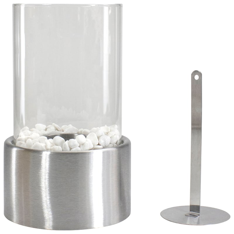 10.5" Bio Ethanol Round Portable Tabletop Fireplace