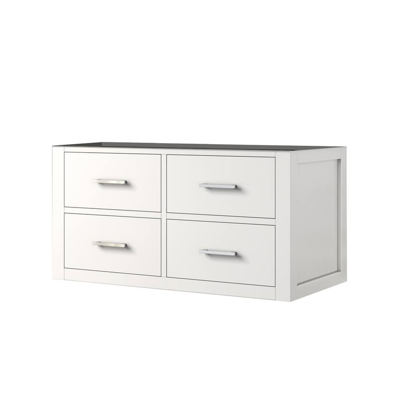 Castor Bath Vanity No Top, No Faucet, No Mirror
