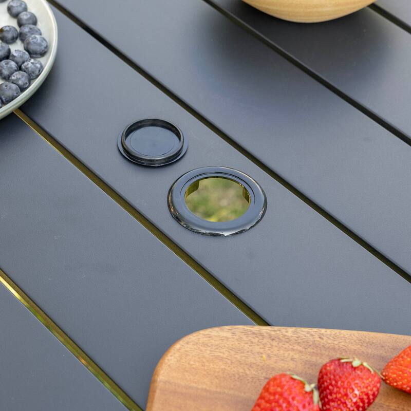 Nuu Garden Patio Aluminum Dining Table