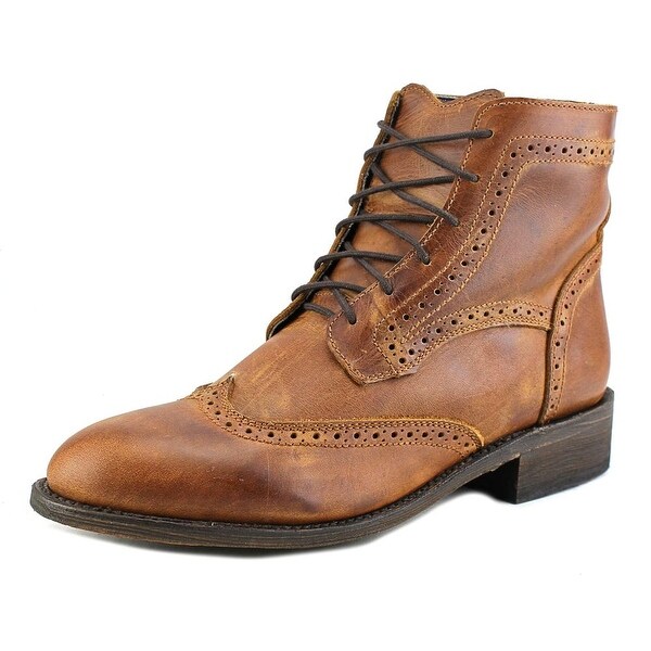 Independent Boot Company Sanderson II Men Wingtip Toe Leather Brown Boot