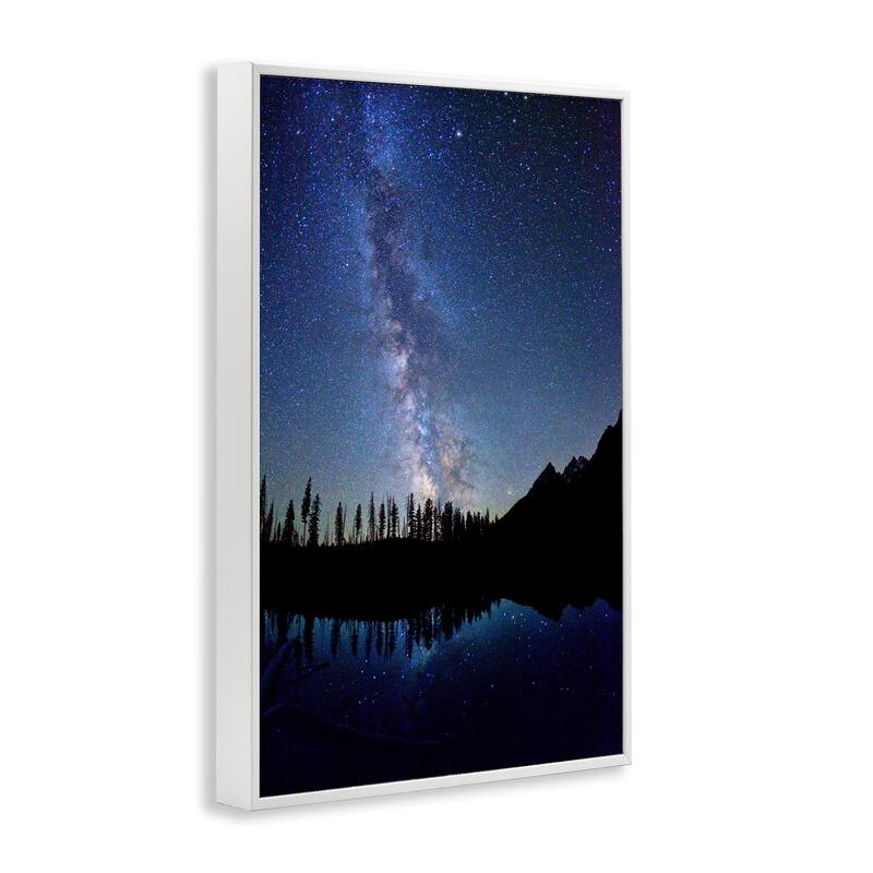 Stupell Nebula Reflection in Lake Framed Giclee Art Design By Royce Bair