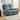 Reid 58 in. Leather Power Reclining Loveseat with USB - Blue - N/A