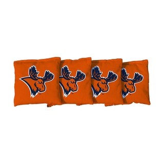 Utica College UC Pioneers Orange Cornhole Bags
