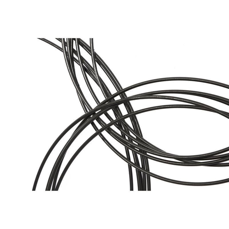 Metal Plate Overlapping Ring Home Wall Decor - Black or Gold - CosmoLiving by Cosmopolitan