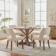 preview thumbnail 141 of 144, Wooden Dining Chairs Set of 2/4/6,Modern Fabric Upholstered Dining Room Chair Kitchen Chairs