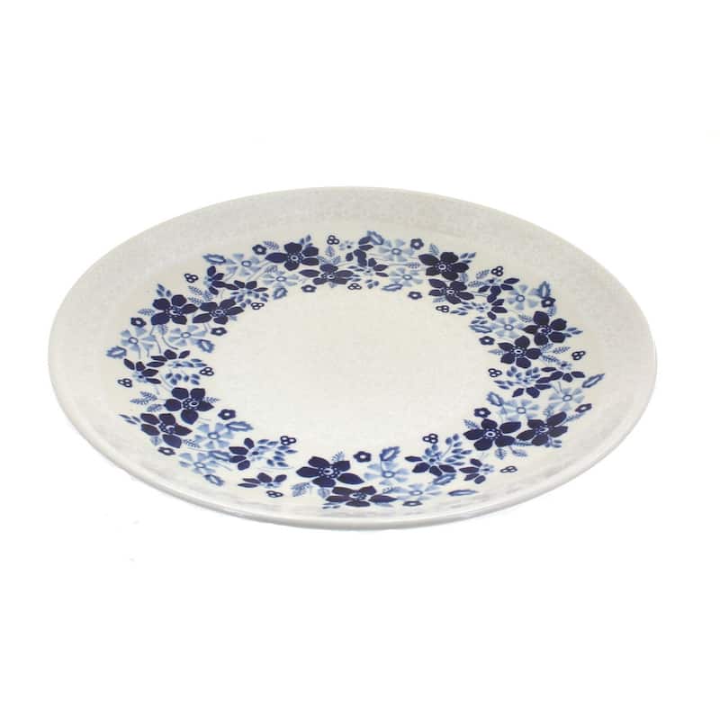 Blue Rose Polish Pottery Manufaktura Dinner Plate - Christiana