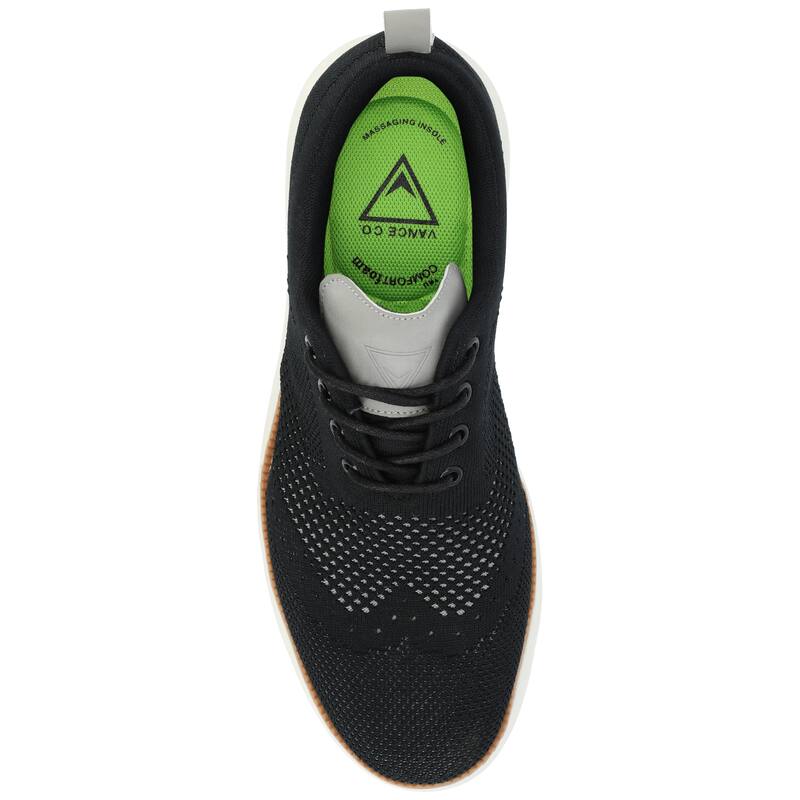 Vance Mens Medium and Wide Width Mens Ezra Knit Wingtip Dress Shoe