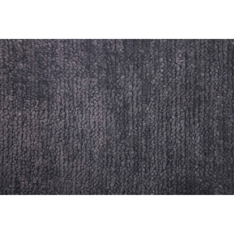 ECARPETGALLERY Hand-knotted Mystique Denim Blue Wool Rug - 5'9 x 8'1