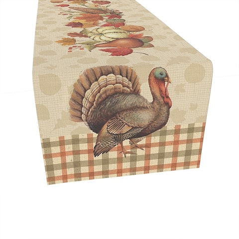 Thanksgiving Harvest Table Runner - 13x90
