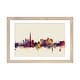 preview thumbnail 12 of 18, iCanvas "Dubai, UAE On Beige" by Michael Tompsett Natural - 16x24x1