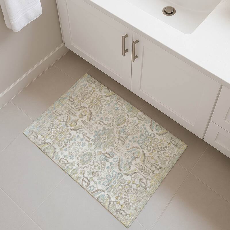 Machine Washable Indoor/ Outdoor Global Firestone Chantille Rug