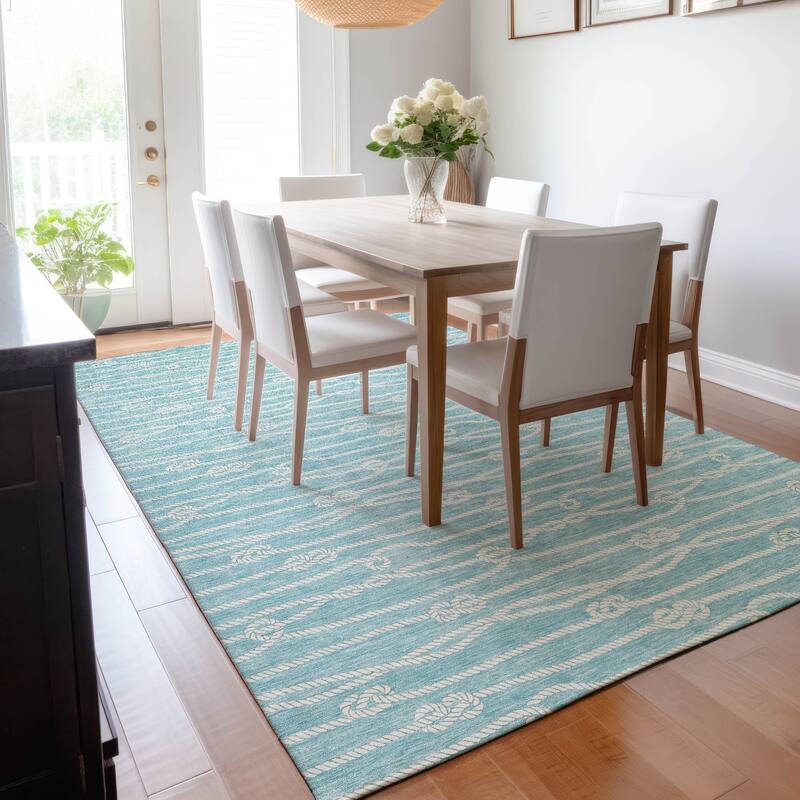 Premium Washable Super Soft Nautical Rope Mayfield Rug