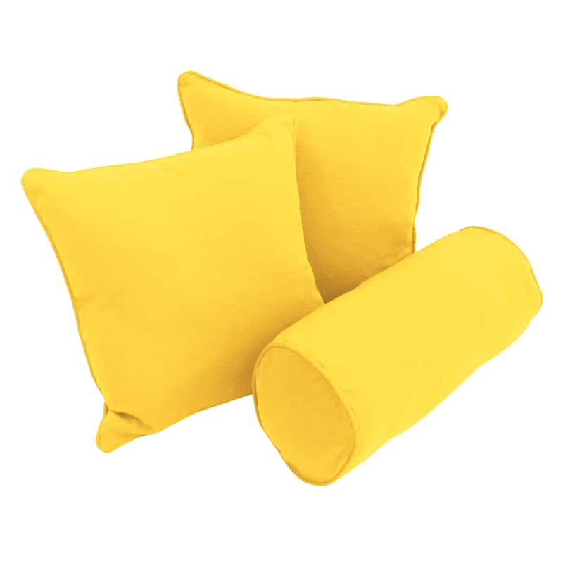 Delaney 3-Piece Twill Throw Pillow Set - Sunset