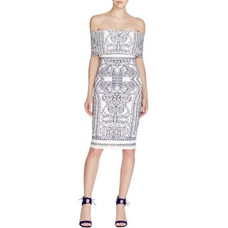 elliatt one shoulder popover dress
