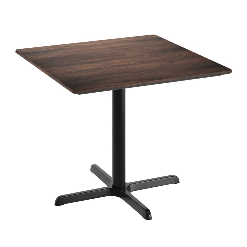 Commercial HPL Tabletop with Table Height Crisscross Base