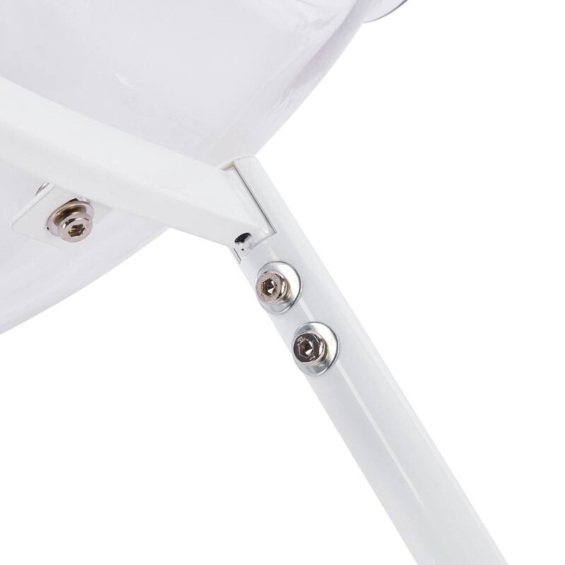 Set of 4 Pet Chairs in White