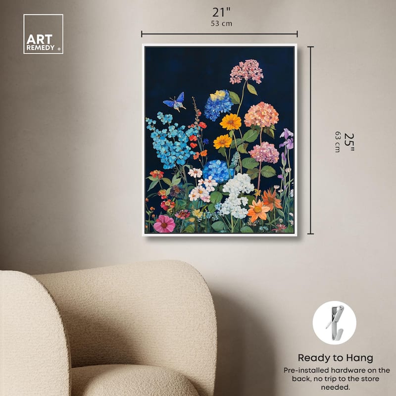 Twilight Blossoms II Canvas by Art Remedy