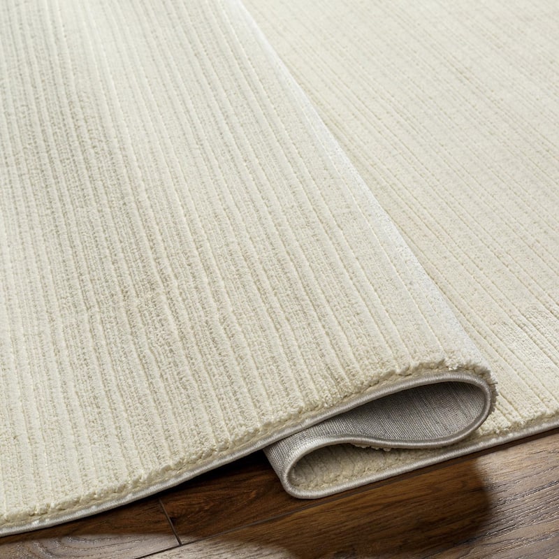 Livabliss Casual Alder Stripe Washable Area Rug