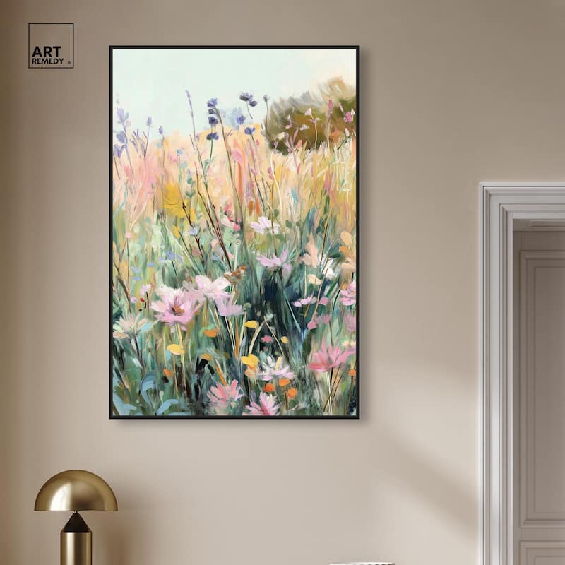 Floral Impressionism II Canvas by Art Remedy