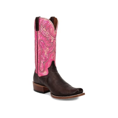 Dan Post Western Boots Mens Leather Marchi Square Toe Chocolate DP5028