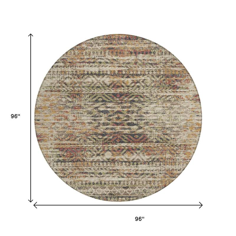 HomeRoots Moroccan Transitional Rectangle Outdoor Rug