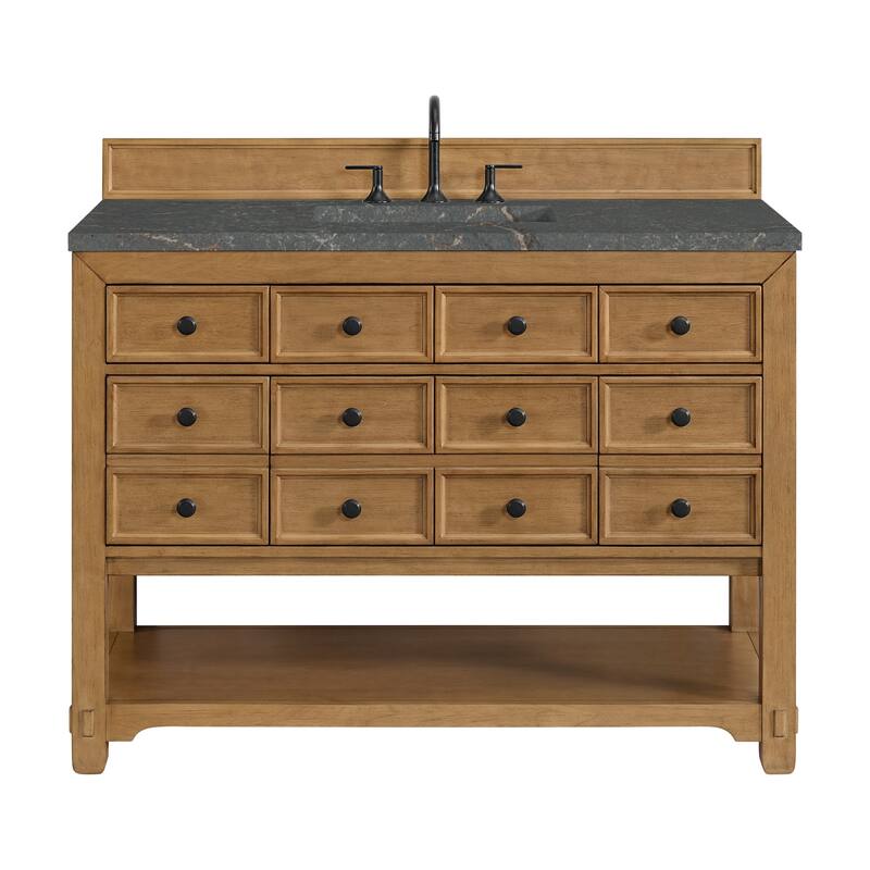 James Martin Vanities 505-V48-3PBL Malibu 48" Free Standing Single - Amber Birch - Wood Finish