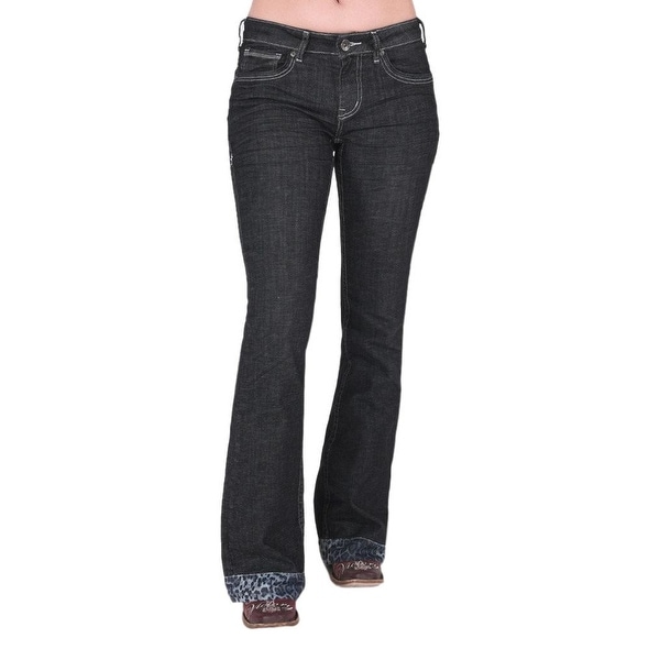 black cowgirl jeans