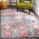 preview thumbnail 1 of 14, SAFAVIEH Handmade Bellagio Icy Modern Moroccan Wool Rug