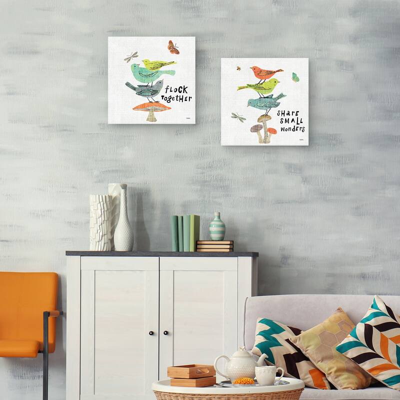 Wild Wings II -III Canvas Art Prints