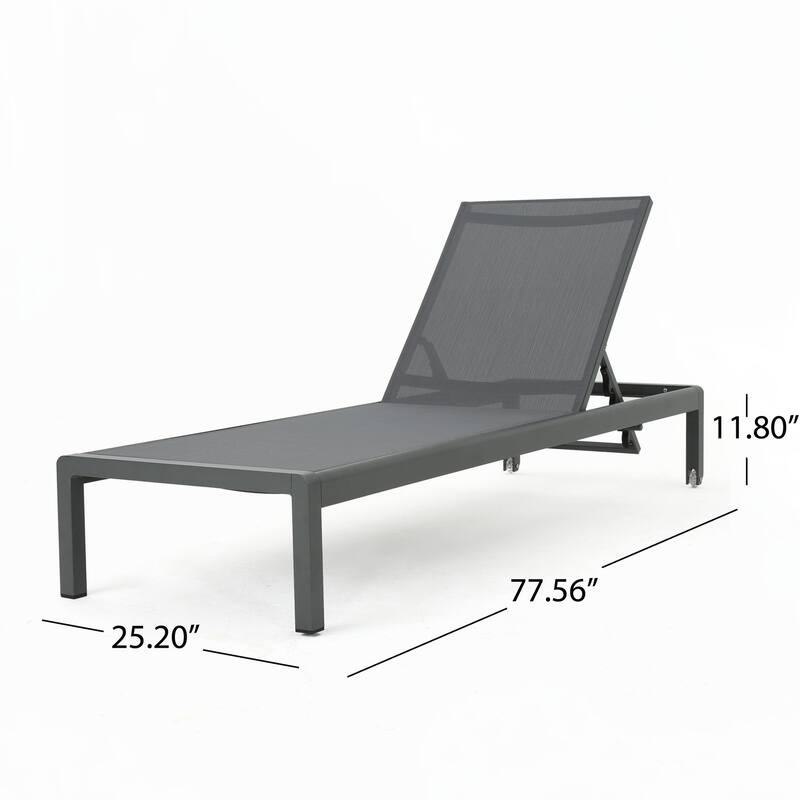 outdoor CAPE CORAL KD CHAISE LOUNGE GRY( SET OF 2 )