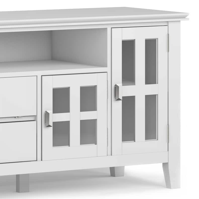 WYNDENHALL Stratford SOLID WOOD 72" Wide TV Media Stand For TVs up to 80"