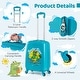 preview thumbnail 24 of 29, Costway 16” Carry-on Suitcase & 13” Backpack with 4 Spinner Wheels & - See Details