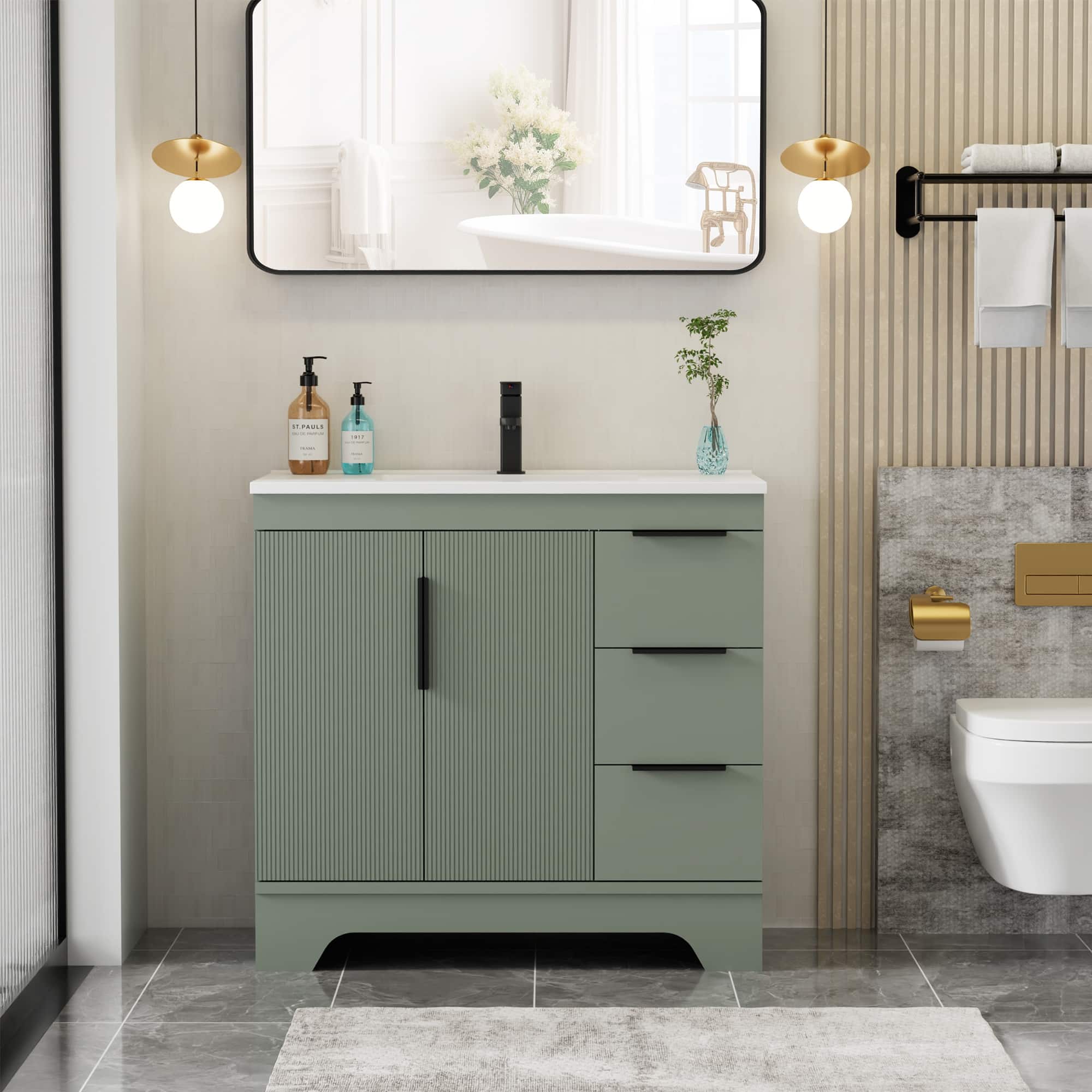 Option Grey-36"Right