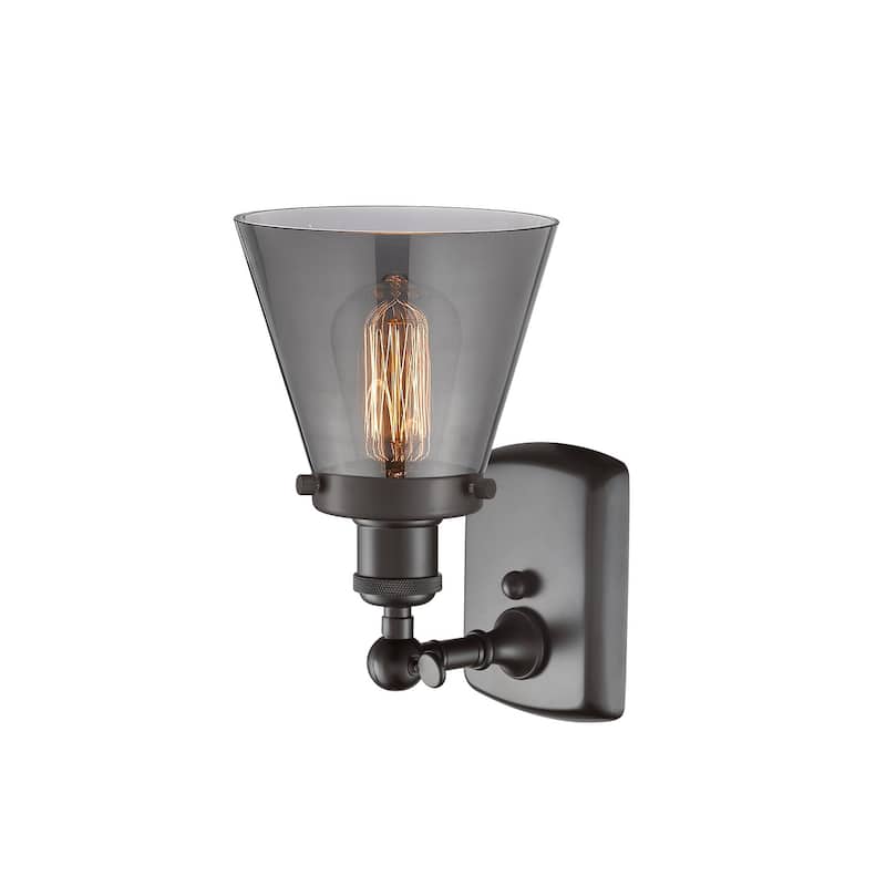 Innovations Lighting Small Cone 6" Wide Bathroom Sconce