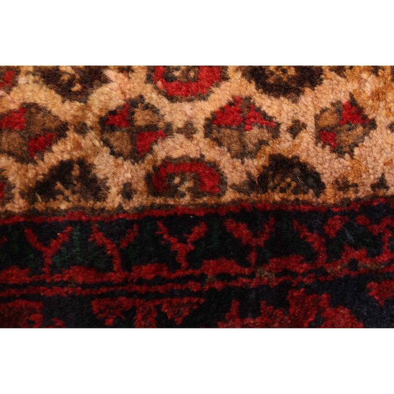 ECARPETGALLERY Hand-knotted Teimani Dark Navy Wool Rug - 2'10 x 4'9